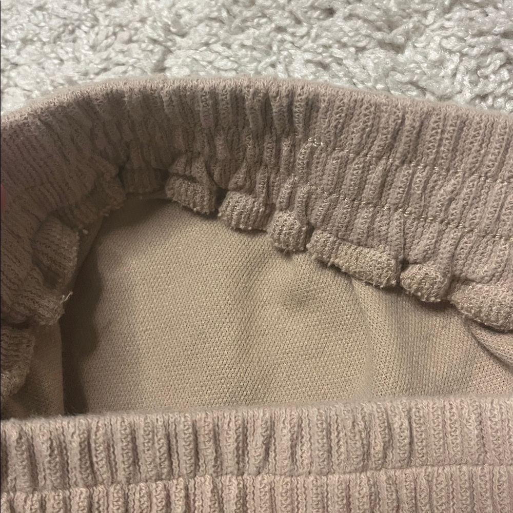Free People Tan Barrel Sweat Pants - Picture 4 of 4